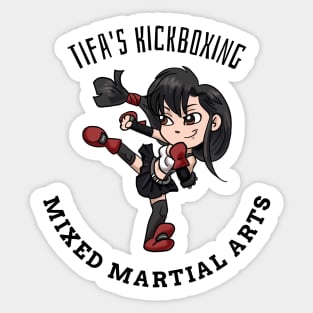 Chibi Tifas Kickboxing Final Fantasy 7 Tifa Lockhart Sticker